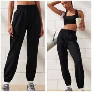 Abercrombie & Fitch YPB neoKNIT Joggers Size Small Black Onyx Loungewear